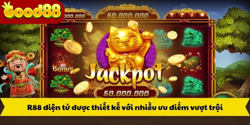 R88 điện tử được thiết kế với nhiều ưu điểm vượt trội